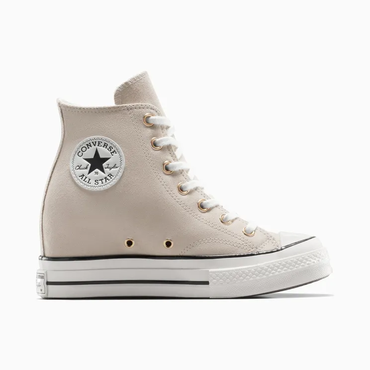 Converse Chuck 70 Wedge Platform Suede Warm Clay/Egret/Black (A13833C)