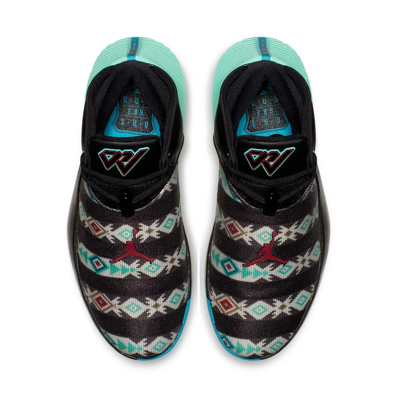 Jordan Why Not Zer0.1 Low N7 Black/Varsity Red-Emerald Rise-Dark Turquoise (BQ2383-001)
