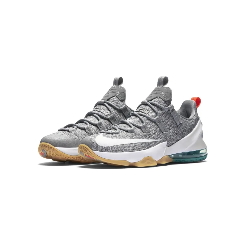 Nike LeBron 13 Low Stealth Stealth/White/Bright Crimson (831925-016)