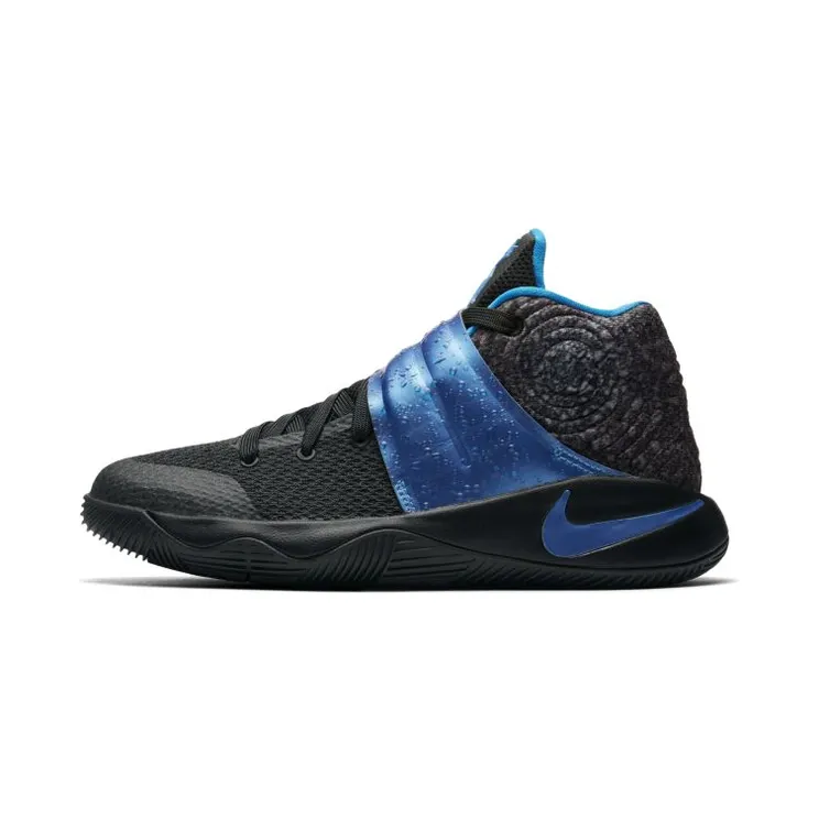 Nike Kyrie 2 Wet (GS) “Black / Anthracite / Blue Glow” (826673-005)