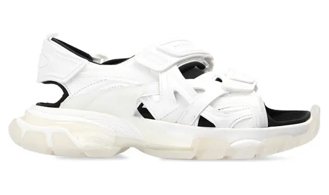 Balenciaga Track Sandal Clear Sole White Black (655948W2CC59010)
