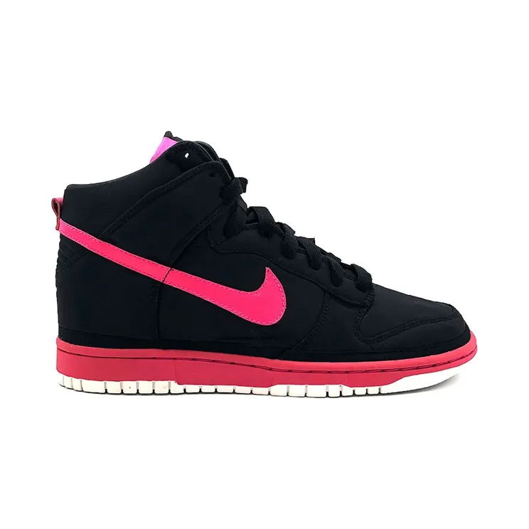 Nike Dunk High Nylon Premium Black Vivid Pink (354713-061)