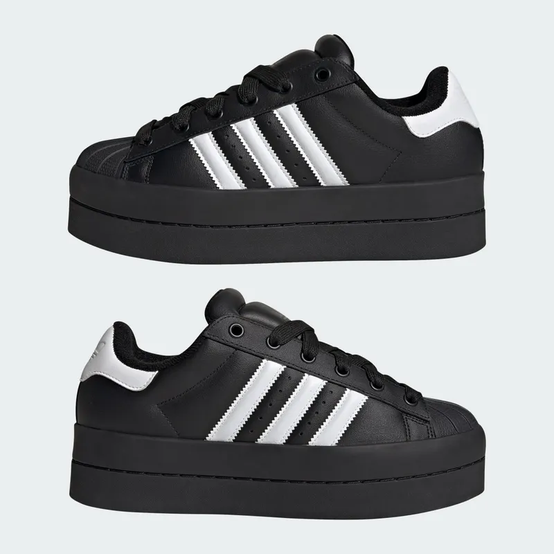 Adidas SUPERSTAR STACK Shoes Core Black / Cloud White / Core Black (KK2591)
