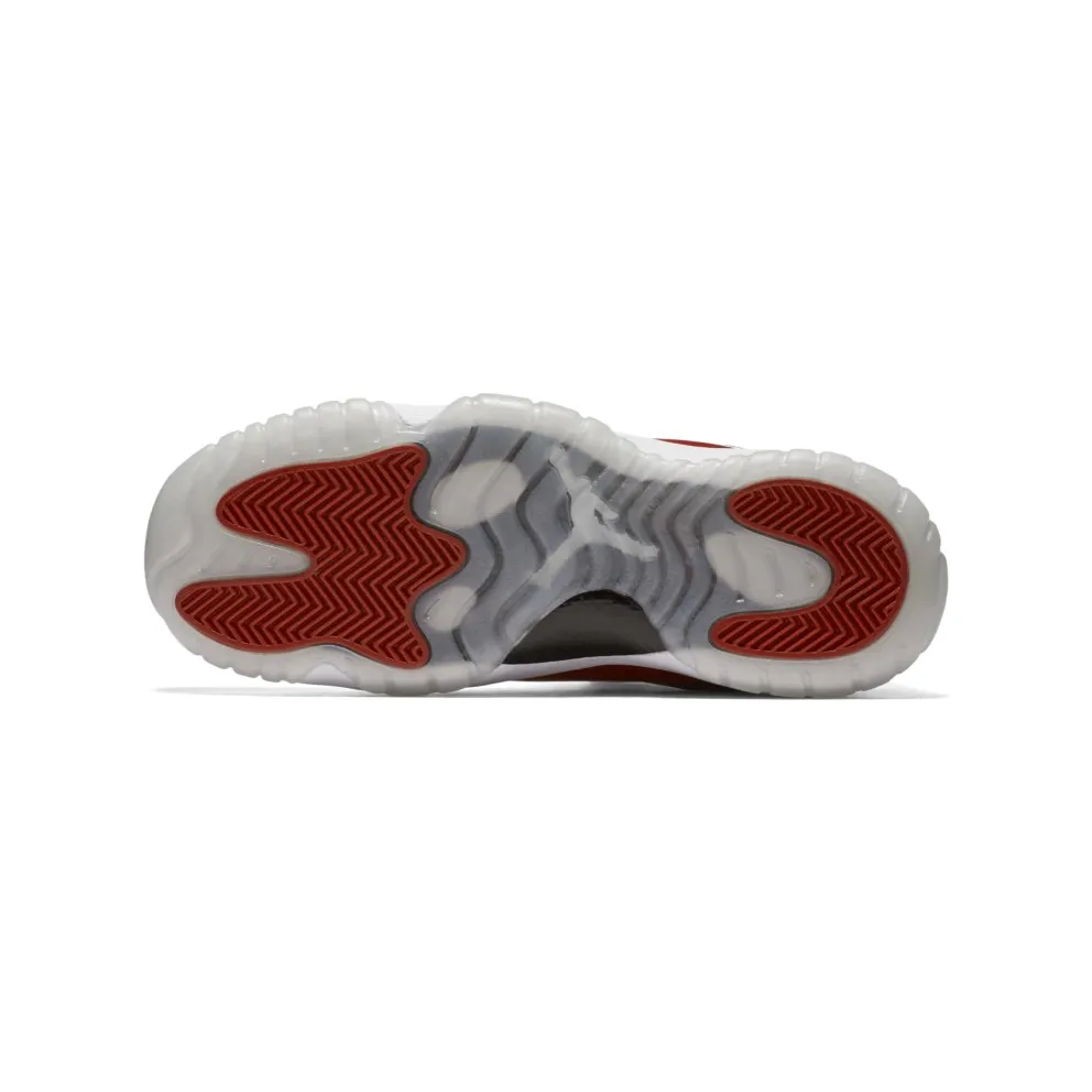 Jordan 11 Retro Low Cherry 2016 (GS) White/Varsity Red-Black (528896-102)
