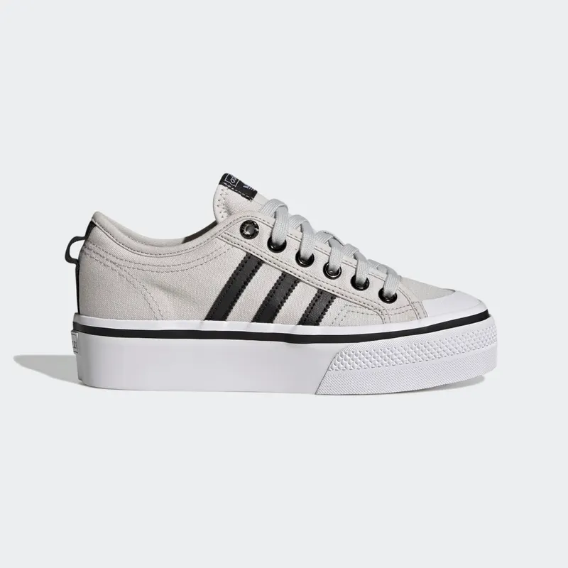 Adidas Nizza Platform Grey One / Core Black / Cloud White (GX2020)