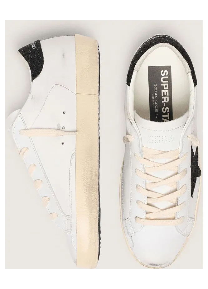 Golden Goose Women’S Super-Star With A Black Swarovski Crystal Star And Heel Tab (GWF00101.F003974.10283) (4)