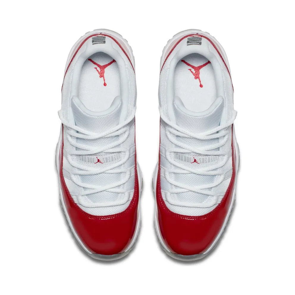 Jordan 11 Retro Low Cherry (2016) White/Varsity Red-Black (528895-102)