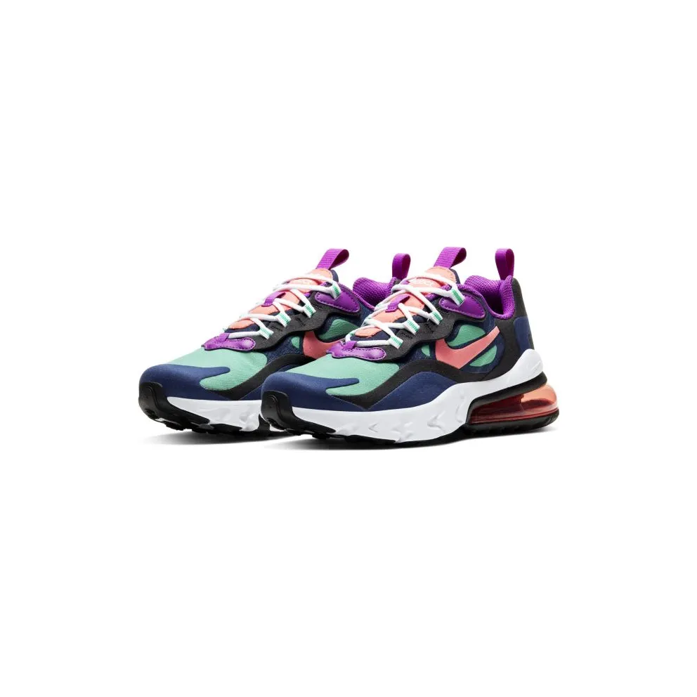 Nike Air Max 270 React Blue Void (GS) Blue Void/Black/Kinetic Green (BQ0103-402)