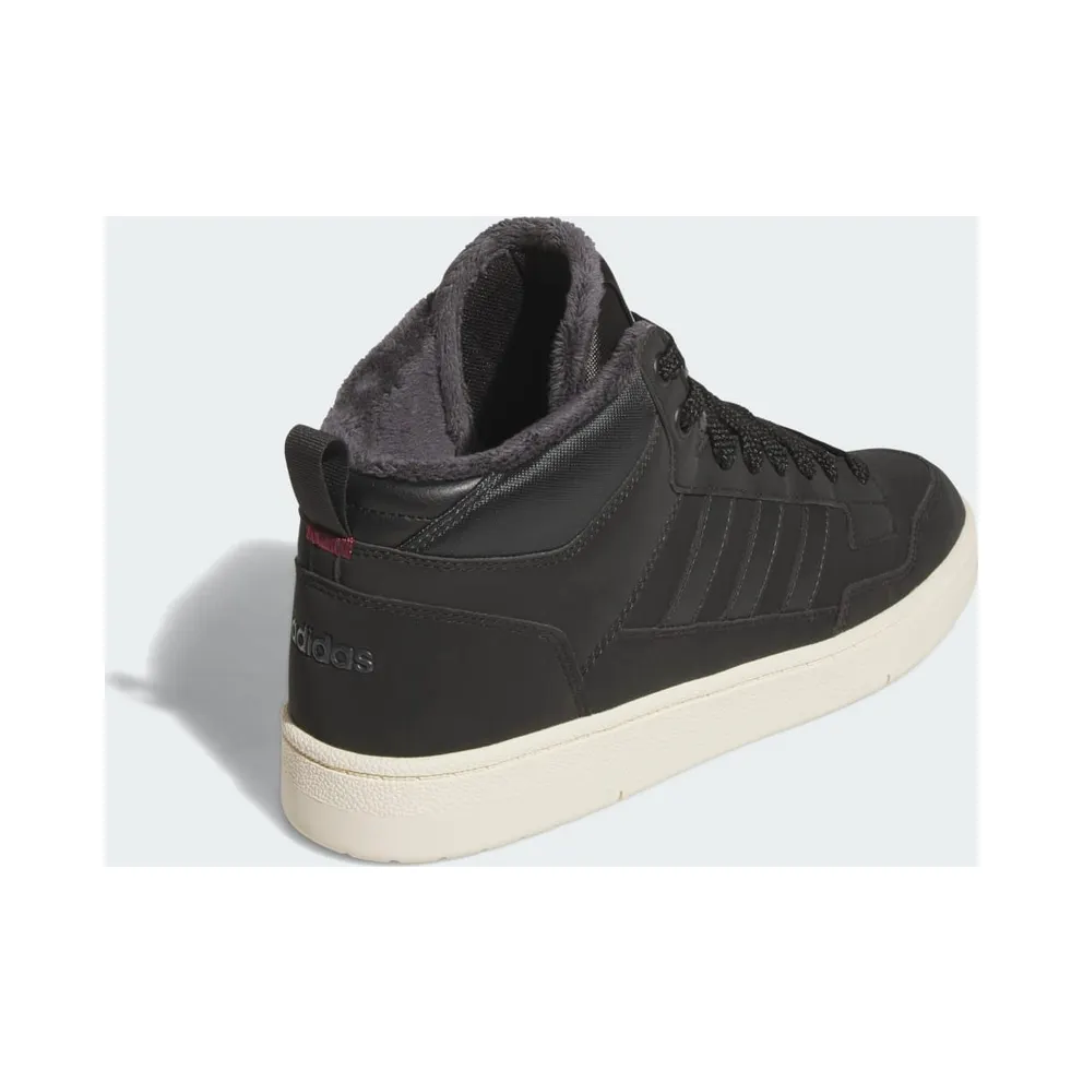 Adidas Rapid Court Mid Winterized Core Black / Carbon / Cream White (JR1026)