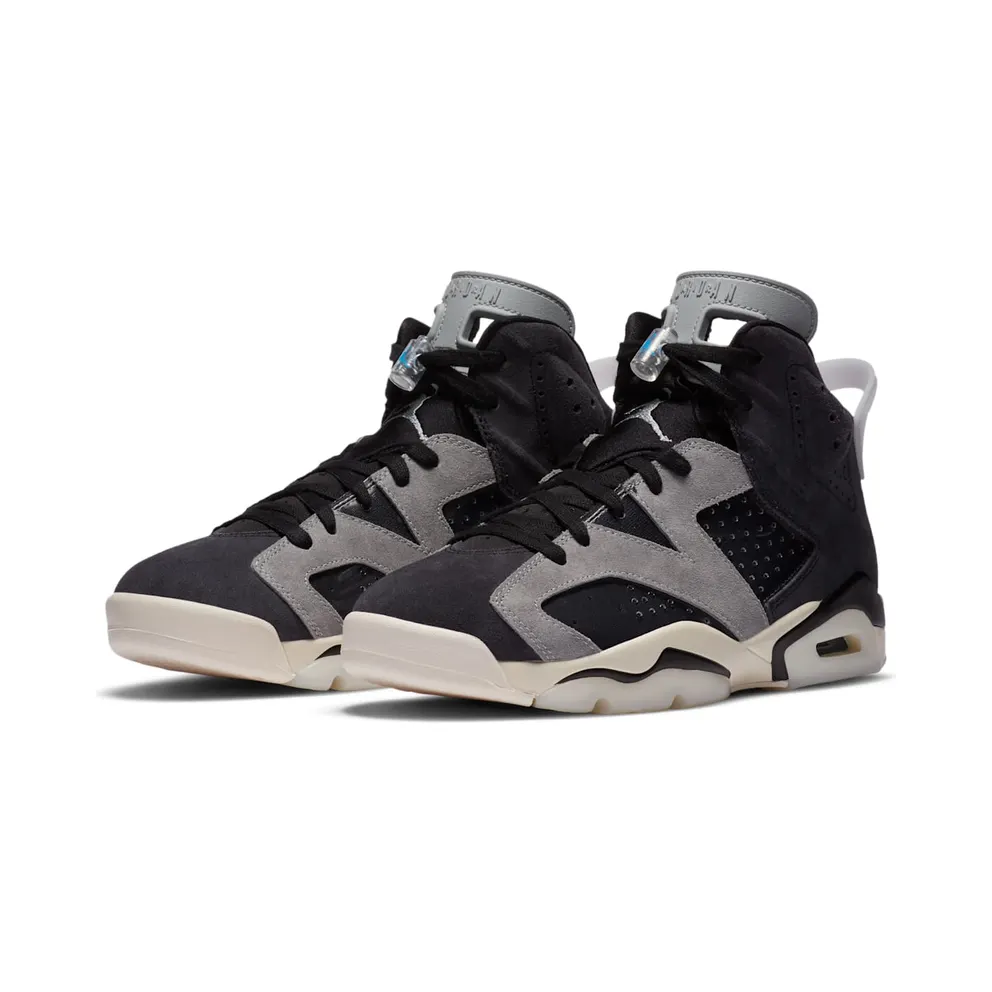 Jordan 6 Retro Tech Chrome (W) Black/Light Smoke Grey-Sail-Chrome (CK6635-001)