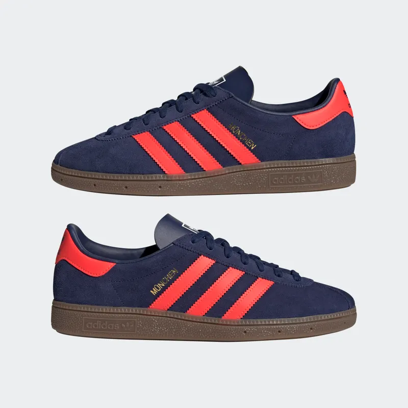Adidas Munchen Dark Blue / Solar Red / Gum (GY7400)