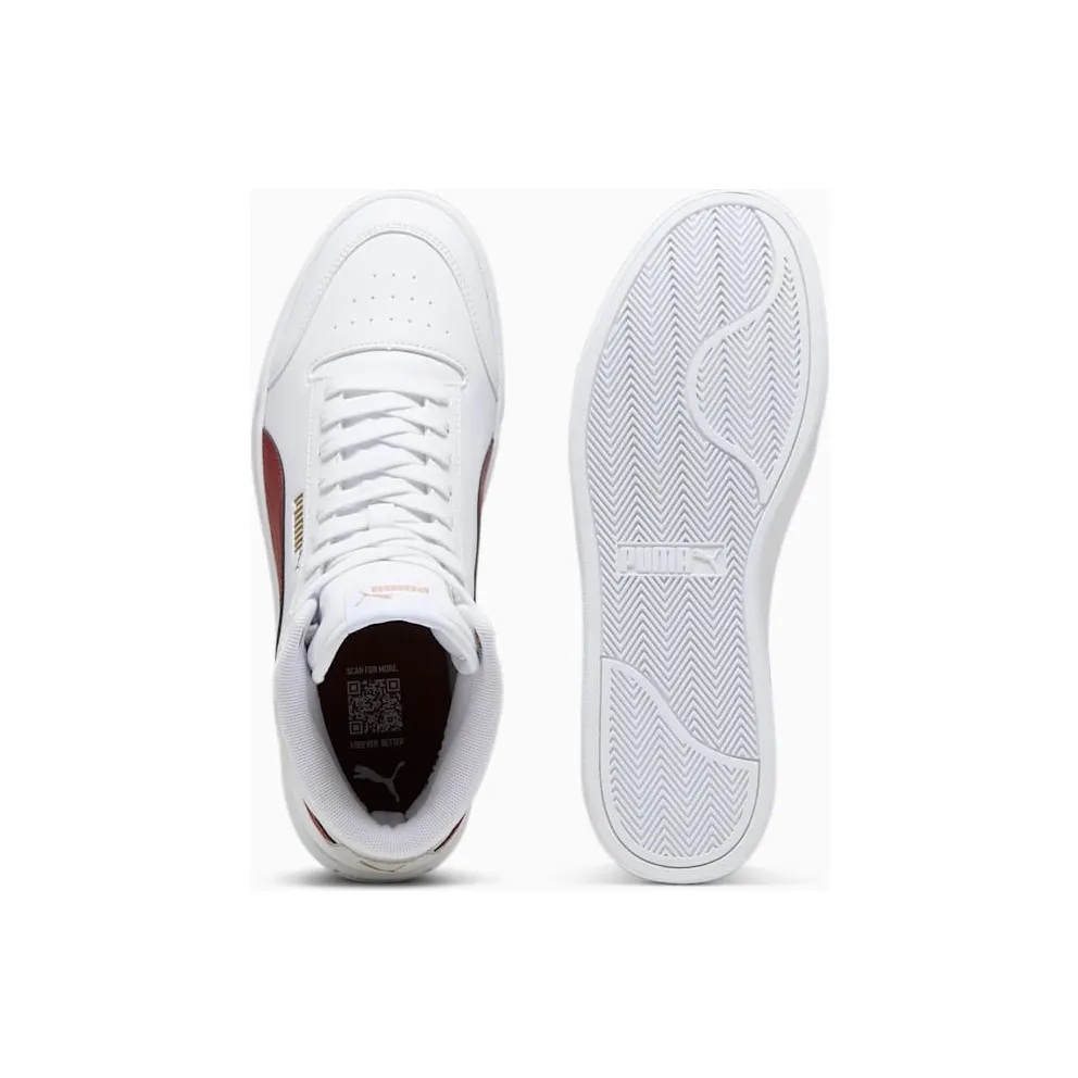 Puma Shuffle White / Intense Red / Vapor Gray (380748-18)