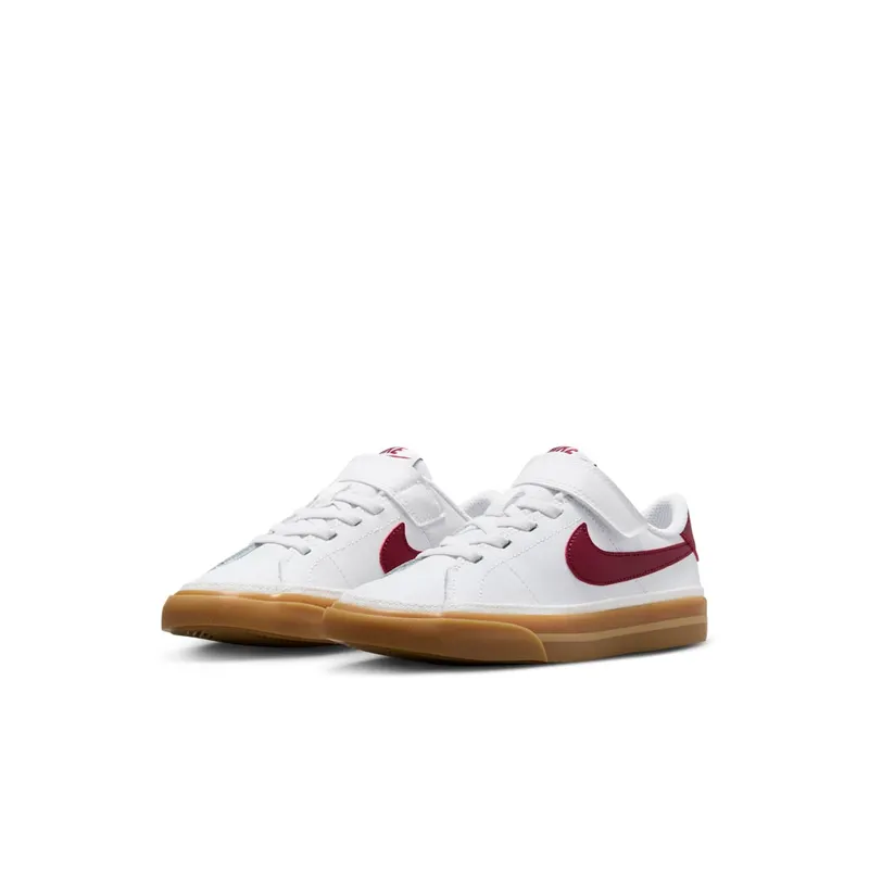 Nike Court Legacy White Gum Yellow Team Red (DA5381-132)