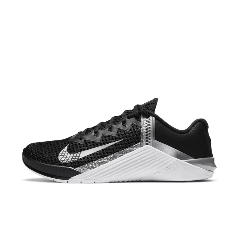 Nike Metcon 6 Black Metallic Silver (W) Black/Metallic Silver-Metallic Silver (AT3160-010)