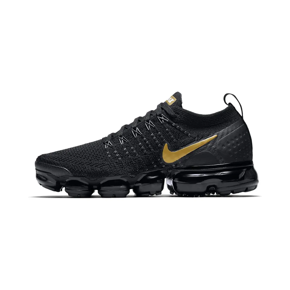 Nike Air VaporMax 2 Black Metallic Gold (W)