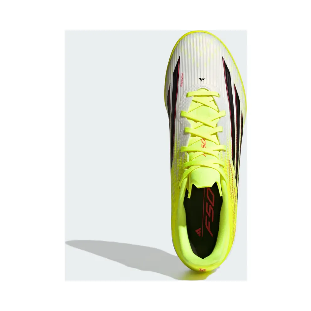 adidas F50 League Turf Football “Team Solar Yellow 2 / Core Black / Lucid Red” (JR8978)