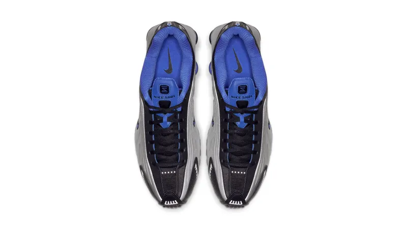 Nike Shox R4 Racer Blue Black/Metallic Silver-Racer Blue (104265-047)