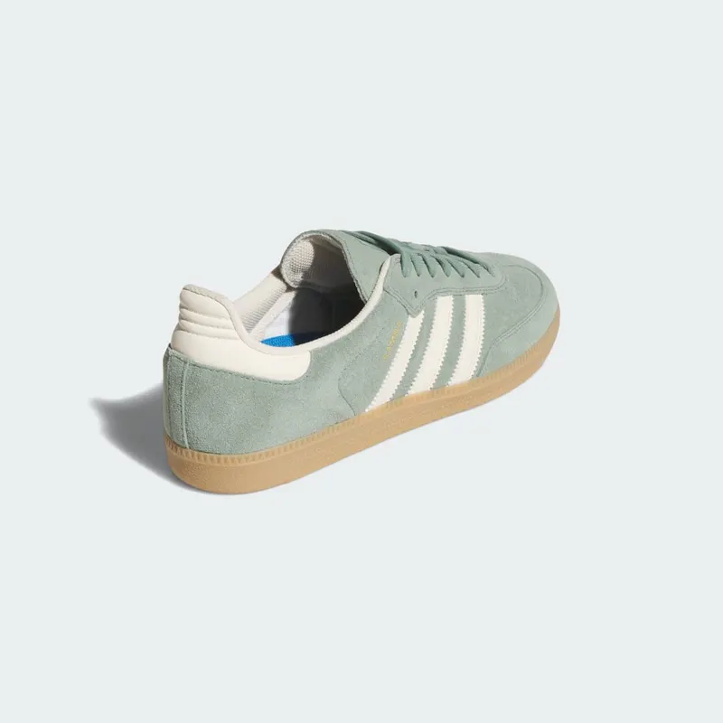 Adidas Samba Silver Green / Wonder White / Gold Metallic (JP5859)