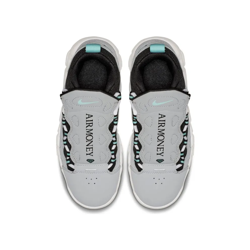 Nike Air More Money Wolf Grey Island Green (GS) Wolf Grey/Island Green-Black (AH5215-002)