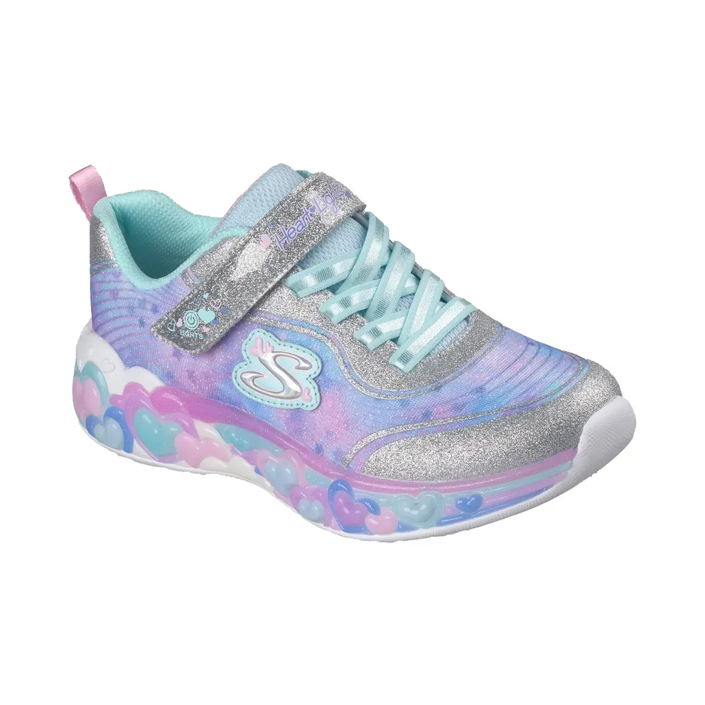 Skechers S-Lights: Eternal Heart Lights Silver (302696LSMLT)