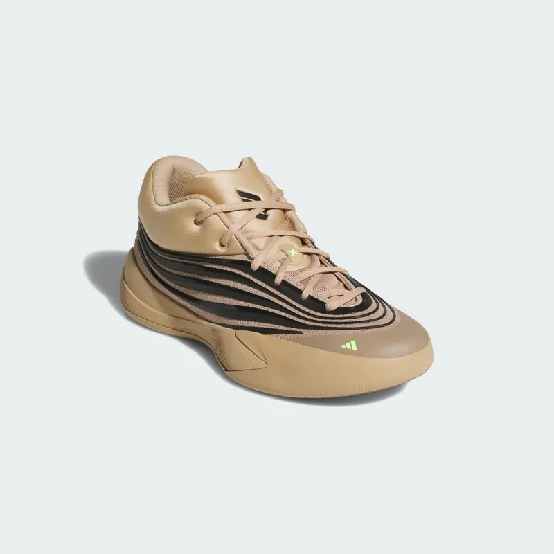 Adidas Dame X Warm Sandstone / Core Black / Lucid Lemon (KJ4399)