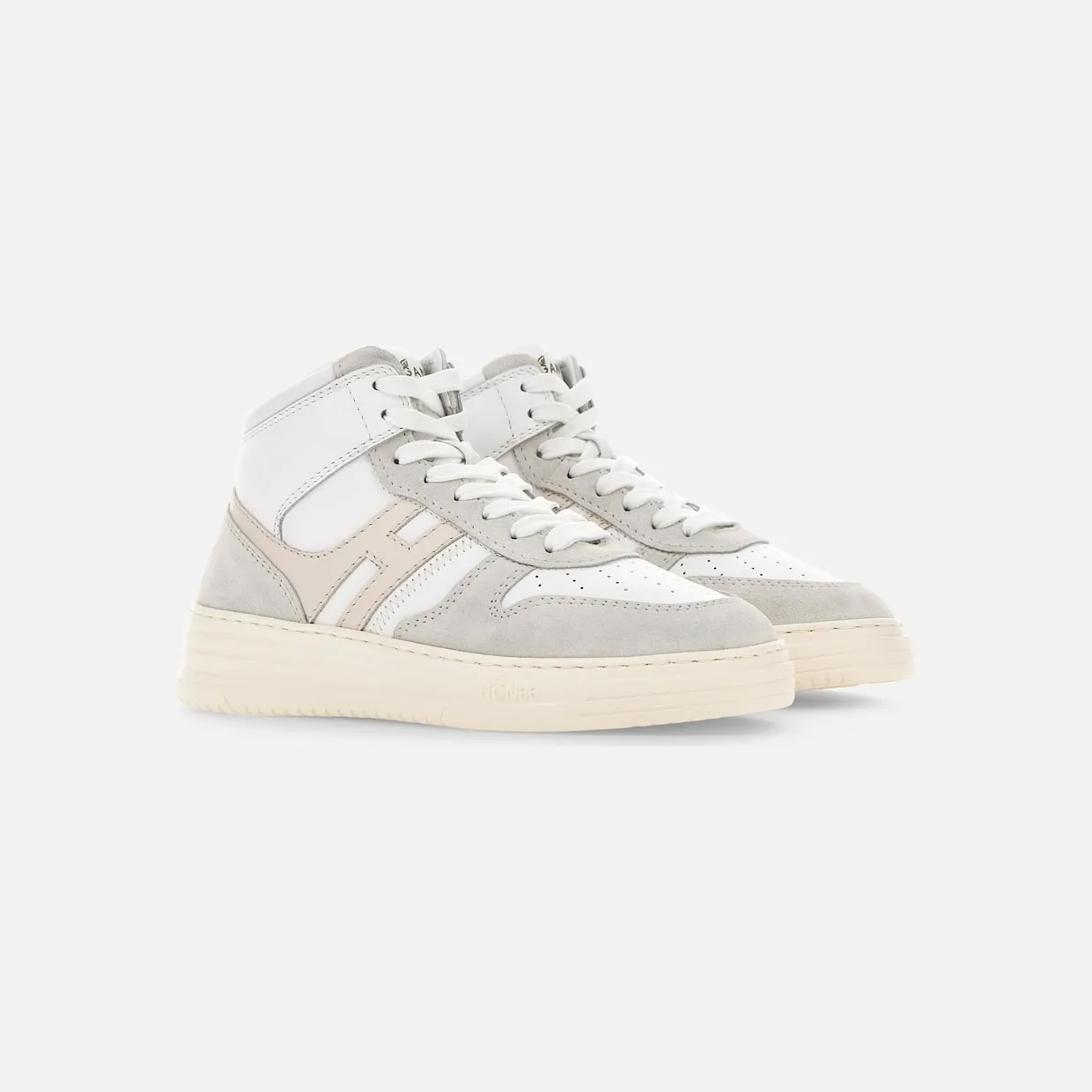 Sneakers Hogan H630 High Top Silver Ivory (HXW6300EU40ODZ0ZS5)
