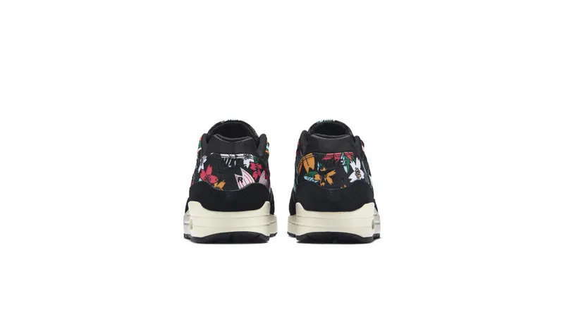 Nike Air Max 1 Aloha Black (W) Black/Artisan Teal/Sail (528898-003)