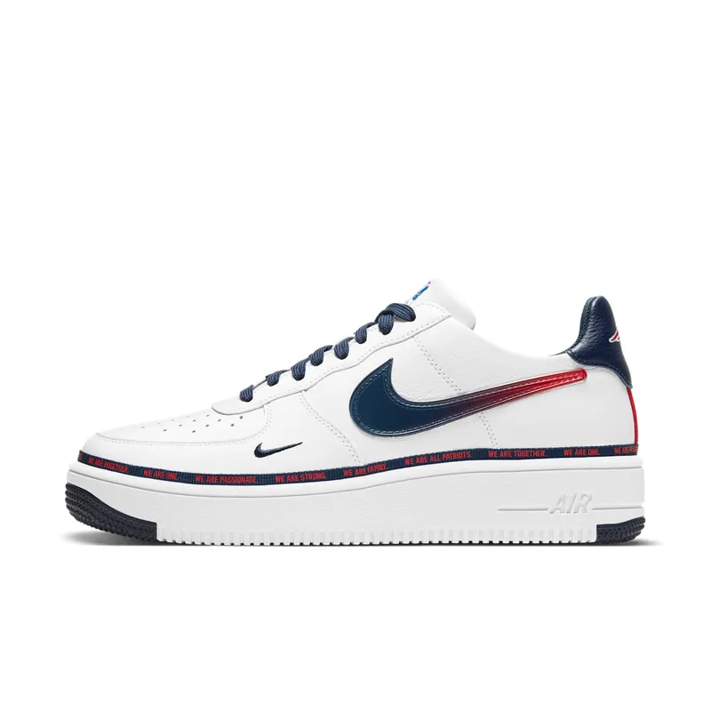 Nike Air Force 1 Ultra New England Patriots (2020) White/University Red-White-College Navy (DB6316-100)