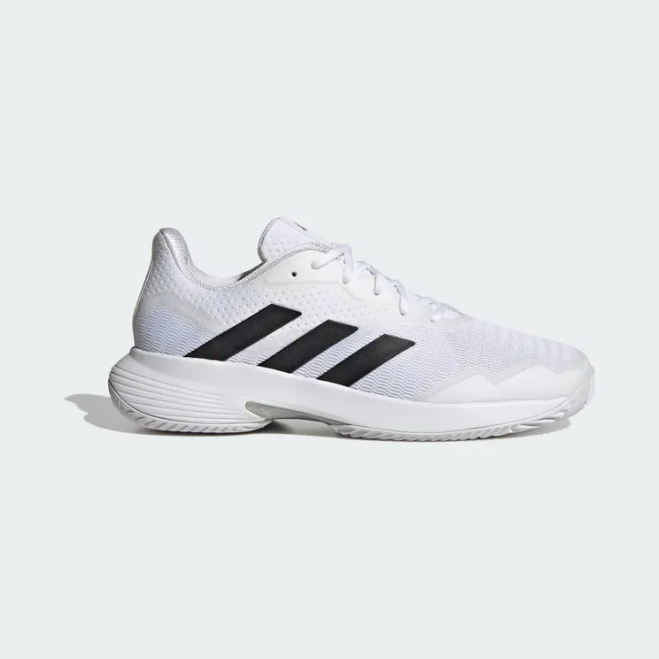 Adidas CourtJam Control Tennisschoenen Cloud White / Core Black / Matte Silver (ID1538)