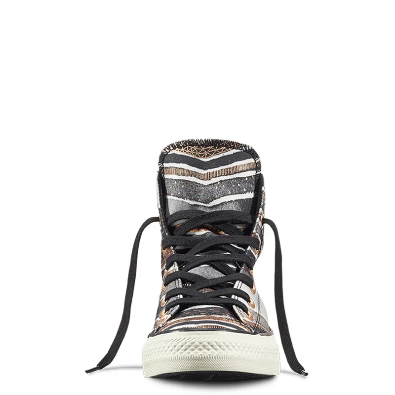 Converse Chuck Taylor All-Star Hi Festive Stripe Black Dolphin (W) (551564C)