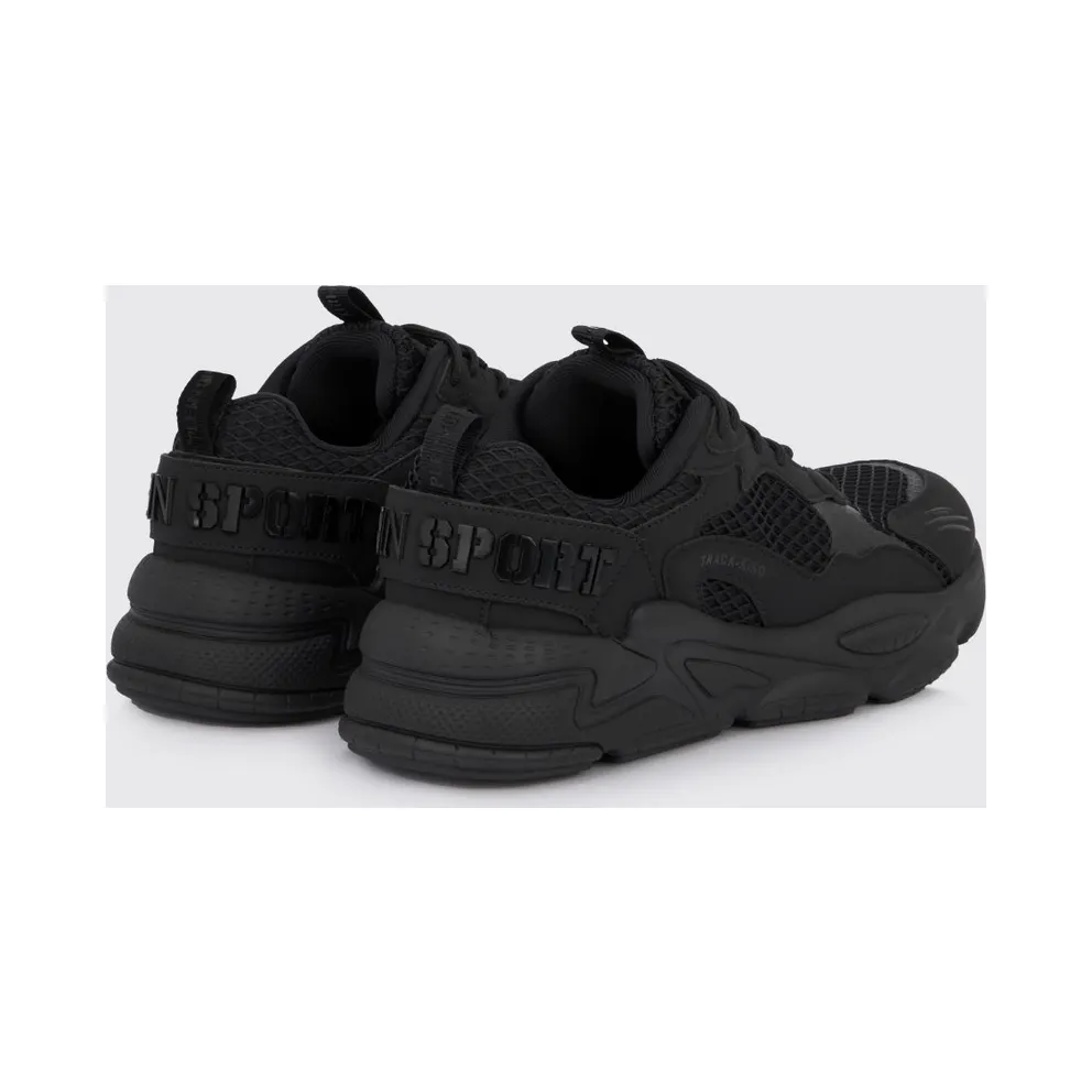 Plein Sport Track-King Leather And Mesh Black (FAESUSC0800STE003N0202)