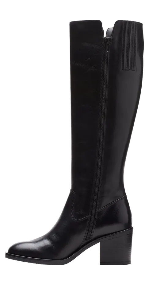 Clarks Valvestino Hi “Black Leather” (26171831)