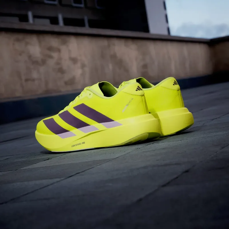 Adidas Adizero EVO SL Solar Yellow / Aurora Plum / Powder Plum – “Green” (JR2024)