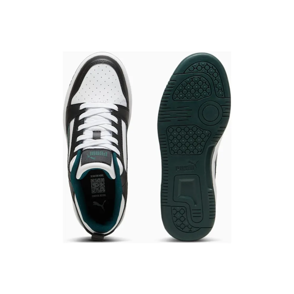 Puma Rebound Black – White – Green (393833-15)