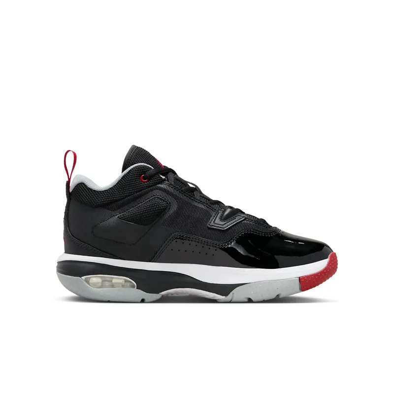 Jordan Stay Loyal 3 Black White Wolf Grey Varsity Red (FB9922-006)