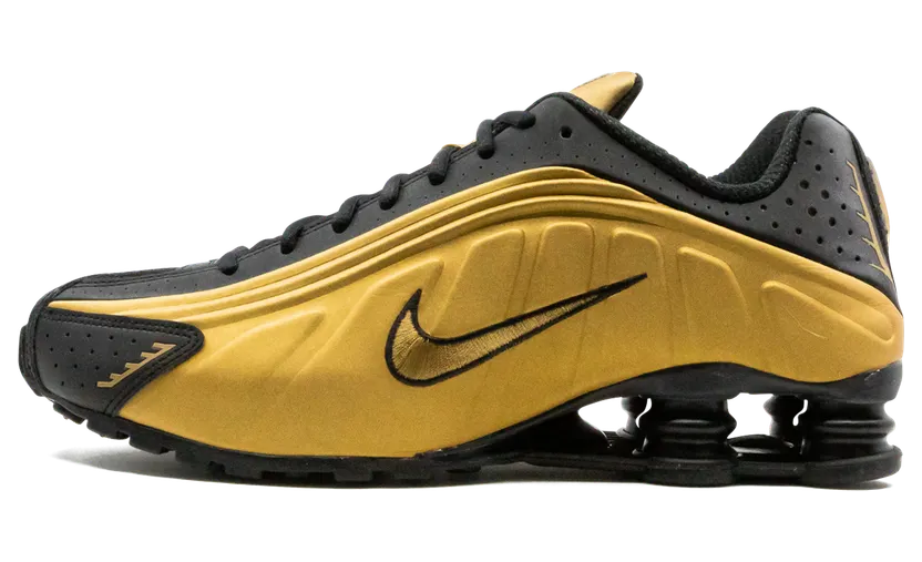 Nike Shox R4 Metallic Gold Black