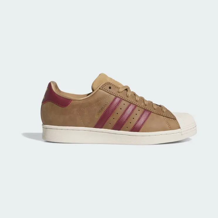 adidas Superstar ADV “Cardboard / Shadow Red / Gold Metallic” (KJ5112)