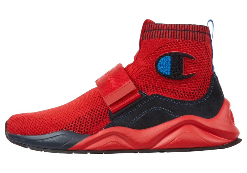 Champion Rally Lockdown Sneakers GS “Scarlet / Navy” (CP100241Y)