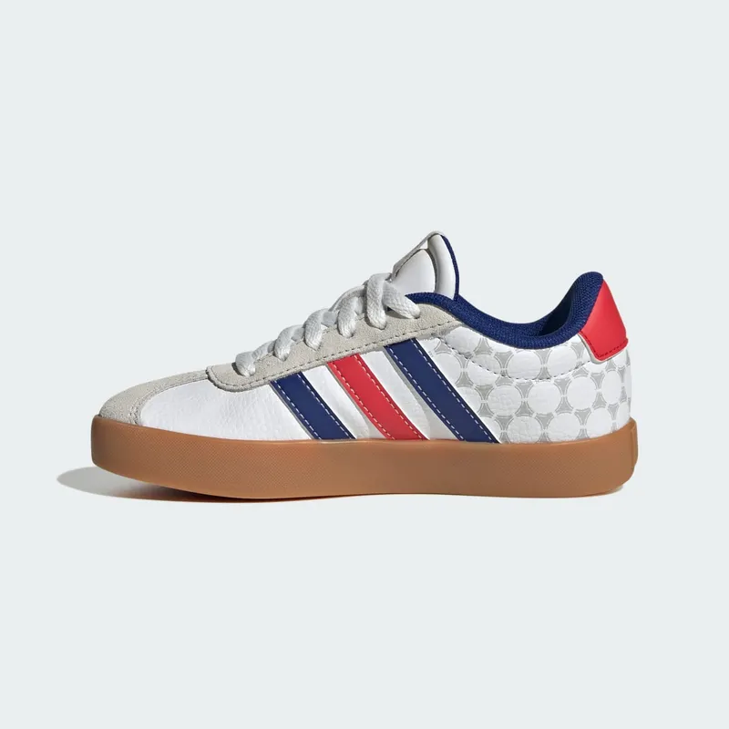 Adidas VL Court 3.0 Kids Cloud White / Pure Ruby / Mystery Ink (KI3119)