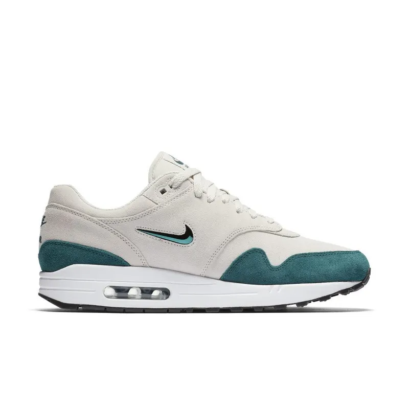 Nike Air Max 1 Jewel Atomic Teal Light Bone/Dark Atomic Teal-White-Black (918354-003)