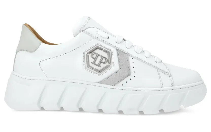 Philipp Plein Hexagon low-top sneakers – Wit (SAESUSC0698PLE075N)