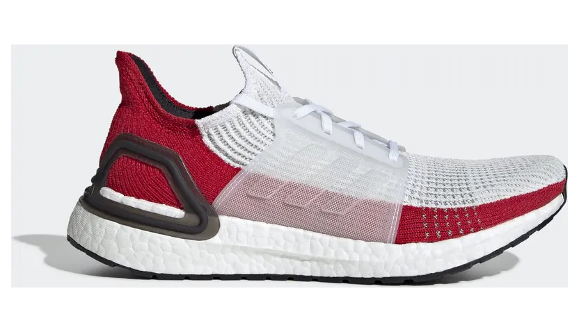 Adidas UltraBoost 19 ‘White Scarlet’ Footwear White/Footwear White/Core Black (EF1341)