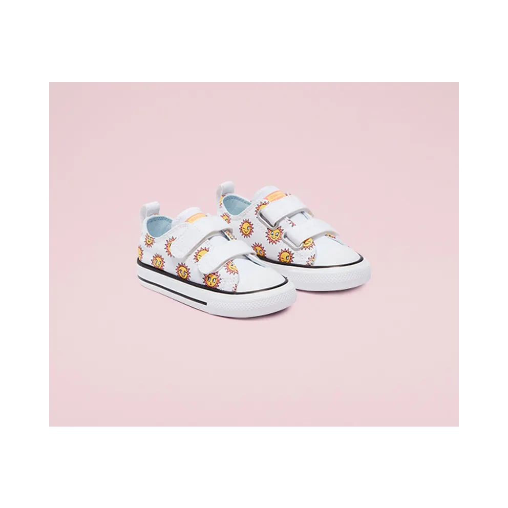 Converse Sun Graphic Easy-On Chuck Taylor All Star Low Top White/citron Pulse (770703C)