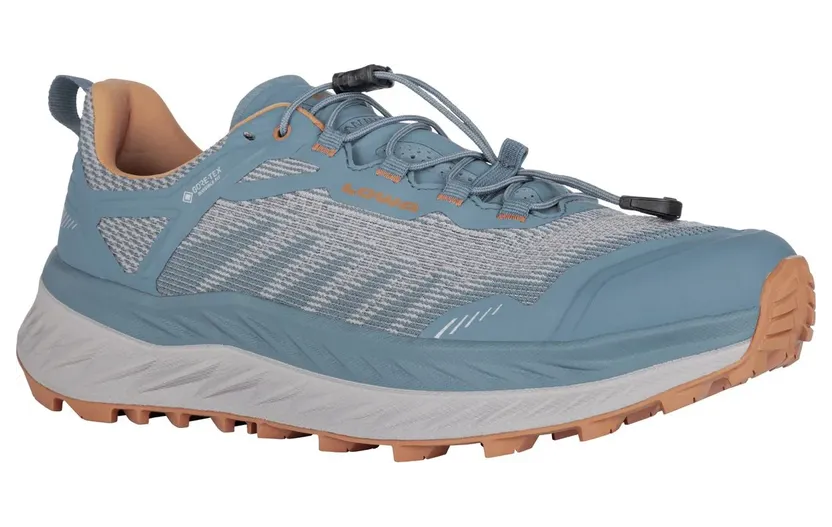 Lowa Fortux GTX Herren Trailrunningschuhe, hellblau, Größe 41 ½ (311814)