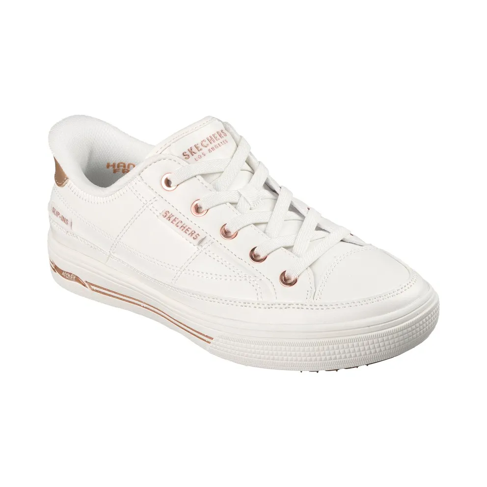 Skechers Slip-ins: Arch Fit Arcade – Catch Ya There Sneaker White