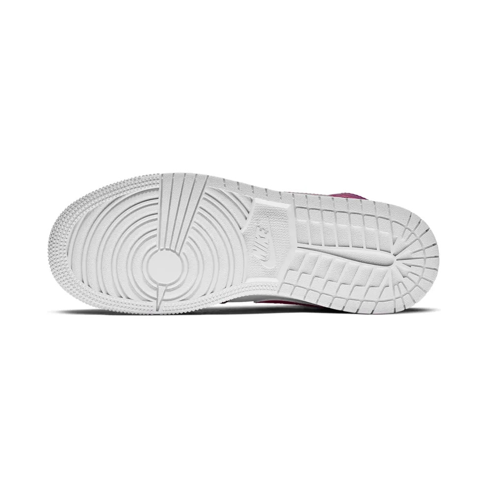Jordan 1 Mid True Berry Rush Pink (GS) True Berry/Rush Pink-White (555112-661)