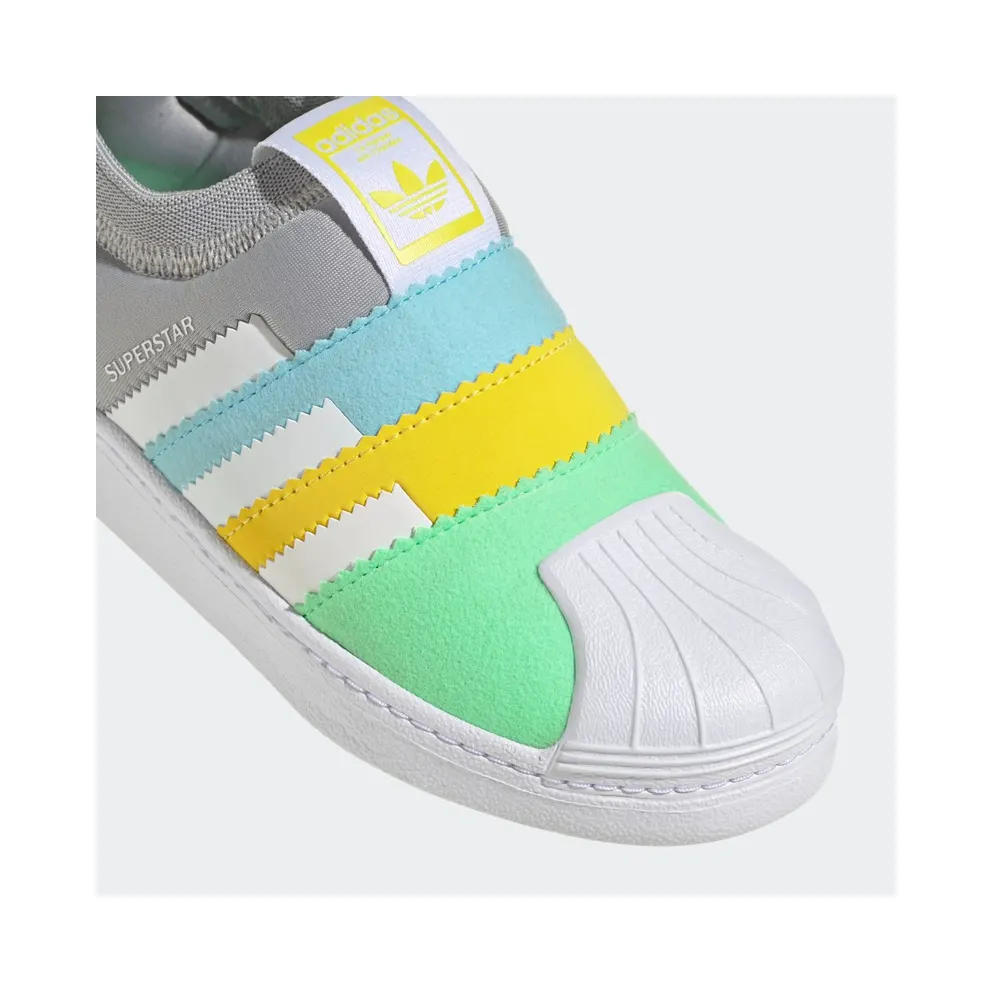 Adidas Superstar 360 Twist Grey Two / Cloud White / Beam Green (GW4719)