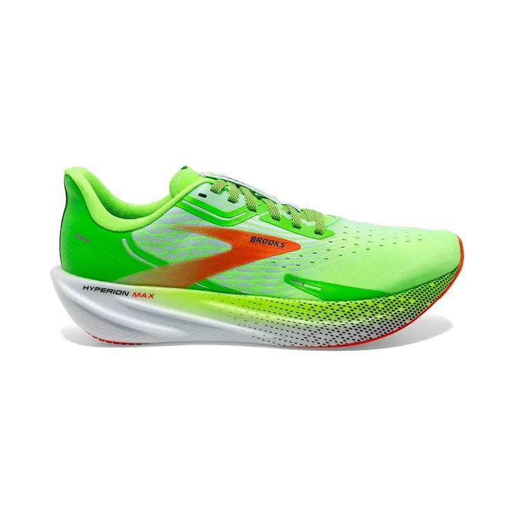 Brooks Hyperion Max Green Gecko Red Orange (110390-1D-308)