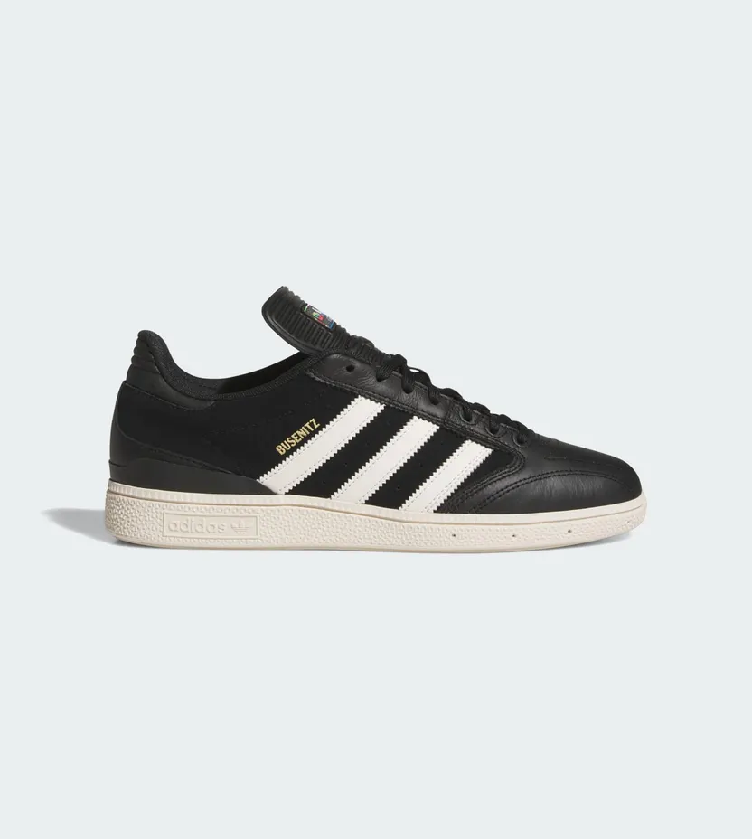 Adidas Busenitz Core Black / Chalk White / Gold Metallic (HQ4708)