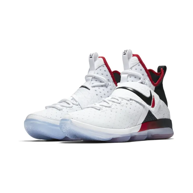 Nike LeBron 14 Flip the Switch “White / University Red / Black” (852405-103)